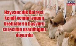 Hayvancılık Dairesi, kendi yemini yapan üreticilerin başvuru süresinin uzatıldığını duyurdu