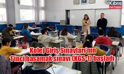 Kolej Giriş Sınavları’nın 1’inci basamak sınavı (KGS-1) başladı