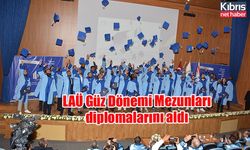 LAÜ Güz Dönemi Mezunları diplomalarını aldı