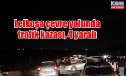 Lefkoşa çevre yolunda trafik kazası, 4 yaralı