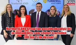 NorthernLAND Group’tan gonuldenbagliyiz.biz ve efidankibris.com siteleri üzerinden 100 bin TL’lik destek!