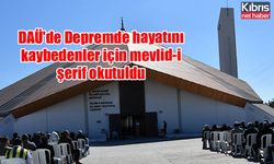 DAÜ'de Depremde hayatını kaybedenler için mevlid-i şerif okutuldu