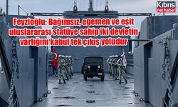 Feyzioğlu: Bağımsız, egemen ve eşit uluslararası statüye sahip iki devletin varlığını kabul tek çıkış yoludur