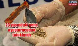 23 yaşındaki genç uyuşturucudan tutuklandı