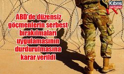 ABD'de düzensiz göçmenlerin serbest bırakılmaları uygulamasının durdurulmasına karar verildi