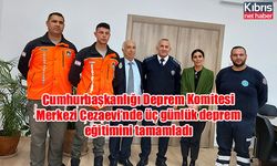 Cumhurbaşkanlığı Deprem Komitesi Merkezi Cezaevi’nde üç günlük deprem eğitimini tamamladı