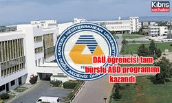 DAÜ öğrencisi tam burslu ABD programını kazandı