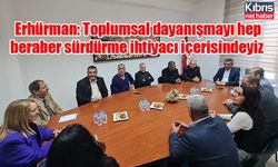 Erhürman: Toplumsal dayanışmayı hep beraber sürdürme ihtiyacı içerisindeyiz