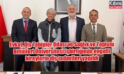 Evkaf, Diş Tabipler Odası ve Sağlık ve Toplum Bilimleri Üniversitesi işbirliğinde engelli bireylerin diş tedavileri yapıldı