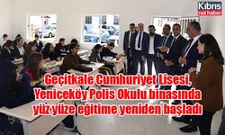 Geçitkale Cumhuriyet Lisesi, Yeniceköy Polis Okulu binasında yüz yüze eğitime yeniden başladı