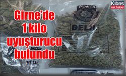 Girne’de 1 kilo uyuşturucu bulundu