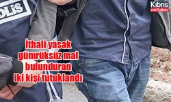 İthali yasak gümrüksüz mal bulunduran iki kişi tutuklandı