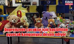 KKTC Fenerbahçeliler Derneği ile LTB’nin depremzede çocuklar için başlattığı oyuncak kampanyası devam ediyor