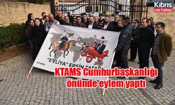 KTAMS Cumhurbaşkanlığı önünde eylem yaptı