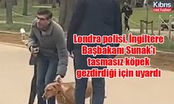 Londra polisi, İngiltere Başbakanı Sunak'ı tasmasız köpek gezdirdiği için uyardı