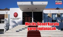 Meclis Genel Kurulu yarın toplanacak