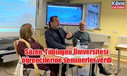 Sözen, Tübingen Üniversitesi öğrencilerine seminerler verdi