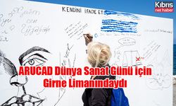 ARUCAD Dünya Sanat Günü için Girne Limanındaydı