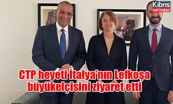 CTP heyeti İtalya’nın Lefkoşa büyükelçisini ziyaret etti