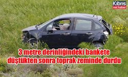 İskele-Ercan Anayolu’nda dikkatsizlik sonucu kaza