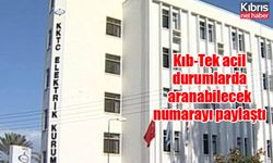 Kıb-Tek acil durumlarda aranabilecek numarayı paylaştı