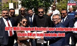 KKTC Milli Olimpiyat Komitesi spor ambargolarına ilişkin BM’ye tepki mektubu iletti