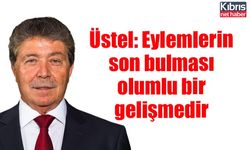 Üstel: Eylemlerin son bulması olumlu bir gelişmedir