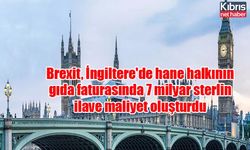 Brexit, İngiltere'de hane halkının gıda faturasında 7 milyar sterlin ilave maliyet oluşturdu