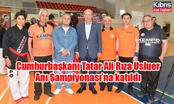 Cumhurbaşkanı Tatar Ali Rıza Usluer Anı Şampiyonası’na katıldı