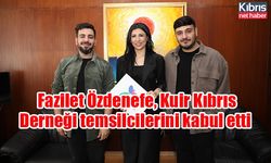 Fazilet Özdenefe, Kuir Kıbrıs Derneği temsilcilerini kabul etti