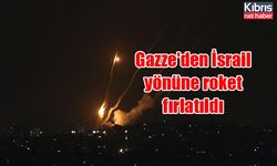 Gazze'den İsrail yönüne roket fırlatıldı