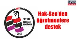 Hak-Sen’den öğretmenlere destek