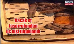 Kaçak et tasarrufundan üç kişi tutuklandı