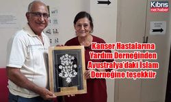 Kanser Hastalarına Yardım Derneğinden Avustralya’daki İslam Derneğine teşekkür