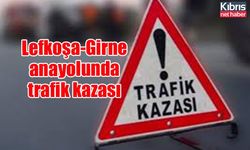 Lefkoşa-Girne anayolunda trafik kazası