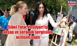 Sibel Tatar, Yeşilyurt’ta ahşap ve seramik sergisinin açılışını yaptı