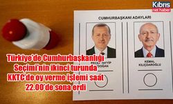 Türkiye’de Cumhurbaşkanlığı Seçimi’nin ikinci turunda KKTC’de oy verme işlemi saat 22.00’de sona erdi