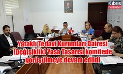 Yataklı Tedavi Kurumları Dairesi (Değişiklik) Yasa Tasarısı komitede görüşülmeye devam edildi