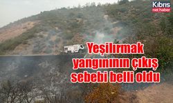 Yeşilırmak yangınının çıkış sebebi belli oldu