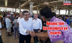 Aktunç’tan Gazimağusa’ya ziyaret