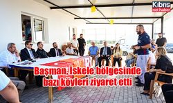 Başman, İskele bölgesinde bazı köyleri ziyaret etti