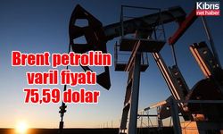 Brent petrolün varil fiyatı 75,59 dolar