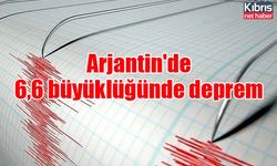 Arjantin'de 6,6 büyüklüğünde deprem