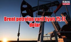 Brent petrolün varil fiyatı 75,17 dolar