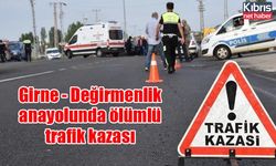 Girne - Değirmenlik anayolunda ölümlü trafik kazası..4 kişi hayatını kaybetti