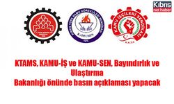 KTAMS, KAMU-İŞ ve KAMU-SEN, Bayındırlık ve Ulaştırma Bakanlığı önünde basın açıklaması yapacak