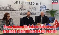 Posta Dairesi ile İskele Belediyesi arasında iş birliği protokolü yapıldı