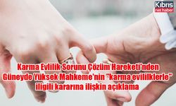 Karma Evlilik Sorunu Çözüm Hareketi'nden Güneyde Yüksek Mahkeme'nin "karma evililklerle" iligili kararına ilişkin açıklama