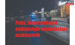 Polis, ikinci patlama endişesiyle vatandaşları uzaklaştırdı