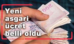 Asgari ücret belli oldu